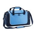 Sky Blue-Navy-White - Front - Quadra Teamwear Locker Bag