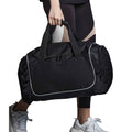 Black-Light Grey - Side - Quadra Teamwear Locker Bag