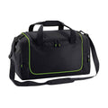 Black-Lime Green - Front - Quadra Teamwear Locker Bag