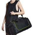 Black-Lime Green - Back - Quadra Teamwear Locker Bag