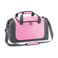 Classic Pink-Graphite Grey - Front - Quadra Teamwear Locker Bag