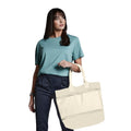 Off White - Back - Quadra Womens-Ladies Canvas Deck Bag