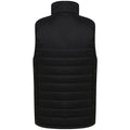 Black - Back - Henbury Unisex Adults Padded Gilet