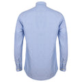 Blue - Back - Henbury Mens Modern Long Sleeve Oxford Shirt