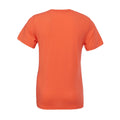 Orange - Back - Bella + Canvas Adults Unisex Crew Neck T-Shirt