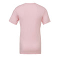 Soft Pink - Back - Bella + Canvas Adults Unisex Crew Neck T-Shirt