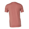 Mauve - Back - Bella + Canvas Adults Unisex Crew Neck T-Shirt