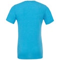 Aqua - Back - Bella + Canvas Adults Unisex Tri-Blend T-Shirt