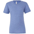 Blue - Front - Bella + Canvas Adults Unisex Tri-Blend T-Shirt