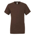 Brown - Front - Bella + Canvas Adults Unisex Tri-Blend T-Shirt