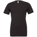 Charcoal Black - Front - Bella + Canvas Adults Unisex Tri-Blend T-Shirt