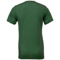 Grass Green - Back - Bella + Canvas Adults Unisex Tri-Blend T-Shirt