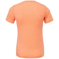 Orange - Back - Bella + Canvas Adults Unisex Tri-Blend T-Shirt