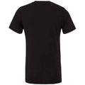 Solid Black - Back - Bella + Canvas Adults Unisex Tri-Blend T-Shirt