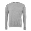 Athletic Heather Grey - Front - Bella + Canvas Adults Unisex Drop Shoulder Sweatshirt