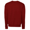 Maroon - Back - Bella + Canvas Adults Unisex Drop Shoulder Sweatshirt