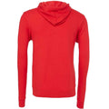 Red - Back - Bella + Canvas Adults Unisex Full Zip Hoodie