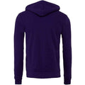 Team Purple - Back - Bella + Canvas Adults Unisex Full Zip Hoodie