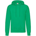 Kelly Green - Front - Fruit Of The Loom Adults Unisex Classic Hooded Sweatshirt