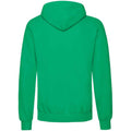 Kelly Green - Back - Fruit Of The Loom Adults Unisex Classic Hooded Sweatshirt