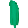 Kelly Green - Side - Fruit Of The Loom Adults Unisex Classic Hooded Sweatshirt