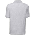 Heather Grey - Back - Fruit Of The Loom Childrens-Kids Poly-Cotton Pique Polo Shirt