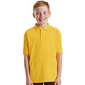 Sunflower - Front - Fruit Of The Loom Childrens-Kids Poly-Cotton Pique Polo Shirt