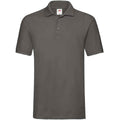 Light Graphite - Front - Fruit of the Loom Mens Premium Cotton Pique Polo Shirt