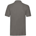 Light Graphite - Back - Fruit of the Loom Mens Premium Cotton Pique Polo Shirt