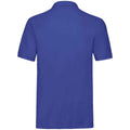 Royal Blue - Back - Fruit of the Loom Mens Premium Cotton Pique Polo Shirt