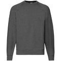 Dark Heather - Front - Fruit Of The Loom Adults Unisex Classic Raglan Sweatshirt