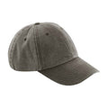 Brown - Front - Beechfield Vintage Low Profile Cap