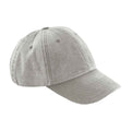 Grey - Front - Beechfield Vintage Low Profile Cap