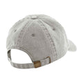 Grey - Back - Beechfield Vintage Low Profile Cap