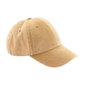 Mustard - Front - Beechfield Vintage Low Profile Cap