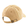 Mustard - Back - Beechfield Vintage Low Profile Cap