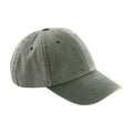 Vintage Olive - Front - Beechfield Vintage Low Profile Cap