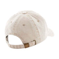 Vintage Stone - Back - Beechfield Vintage Low Profile Cap