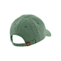 Bottle Green - Back - Beechfield Vintage Low Profile Cap