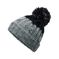 Light Grey-Black - Back - Beechfield Apres Beanie