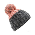 Light Grey-Citron - Side - Beechfield Apres Beanie