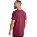 Burgundy - Back - Mantis Mens Organic T-Shirt