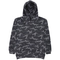 Black Camo - Front - AWDis Childrens-Kids Camo Hoodie