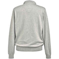 Silver - Back - Brook Taverner Mens Dallas Zip-Neck Sweater