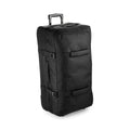 Black - Front - BagBase Escape Check-In Wheelie Bag