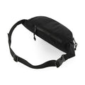 Black - Back - BagBase Unisex Recycled Belt Bag