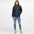 Navy-French Blue - Back - Regatta Professional Ladies-Womens Firedown Insulated Jacket