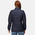 Navy-French Blue - Side - Regatta Professional Ladies-Womens Firedown Insulated Jacket