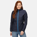 Navy-French Blue - Lifestyle - Regatta Professional Ladies-Womens Firedown Insulated Jacket