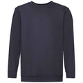 Deep Navy - Front - Fruit of the Loom Kids-Childrens Classic Drop Shoulder Sweatshirt